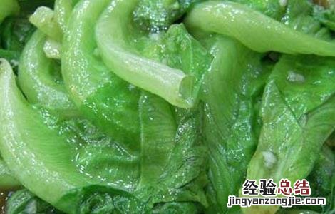 蒜泥生菜的做法视频 蒜泥生菜的做法