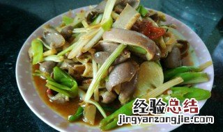 土豆片炒鸭胗怎么做 土豆片炒鸭胗做法