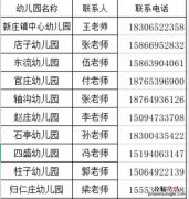 费县新庄镇幼儿园招生报名须知 费县幼儿园网上报名