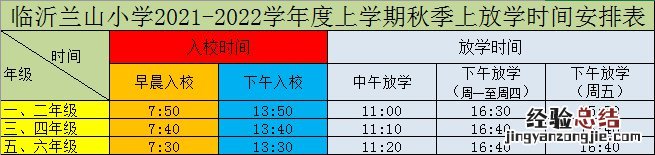 临沂兰山小学南校区秋季开学温馨提示