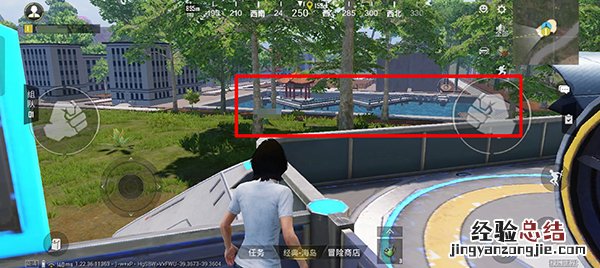 和平精英绿洲世界华科眼镜湖在哪