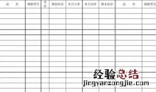 销售出入库表格怎么做 下文教你