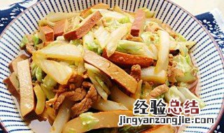 白菜豆干肉丝 肉丝白菜图片