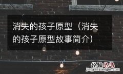 消失的孩子原型故事简介 消失的孩子原型