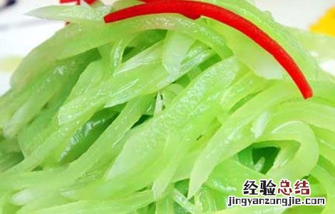 凉拌莴笋的做法 凉拌莴笋的做法大全