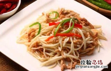 茭白炒肉丝的做法 茭白炒肉丝的做法大全家常菜