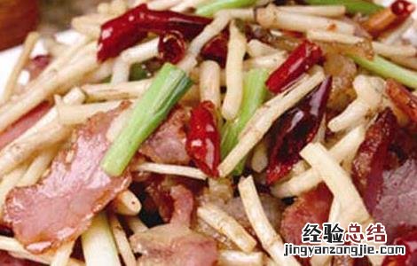 折耳根炒腊肉的做法 折耳根炒腊肉的做法视频