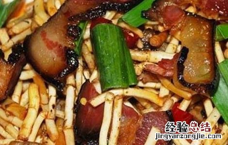 折耳根炒腊肉的做法 折耳根炒腊肉的做法视频