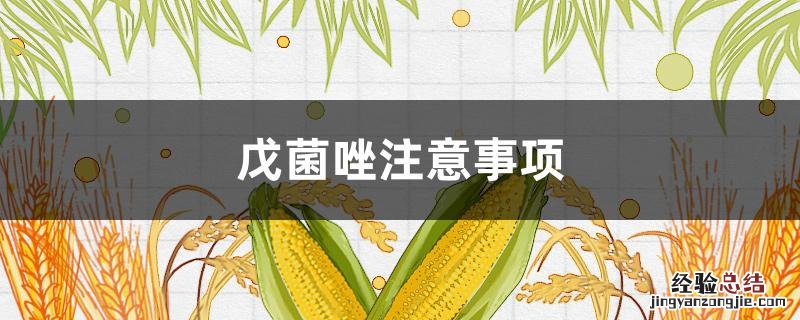 戊菌唑的作用和用途 戊菌唑注意事项