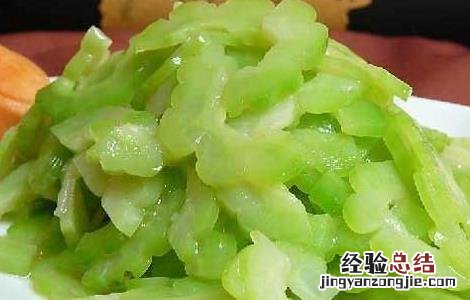 凉拌苦瓜的做法及功效 凉拌苦瓜的做法及功效与作用