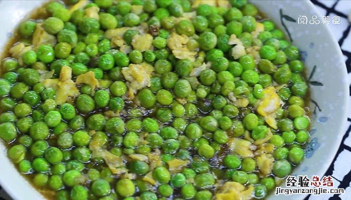 青豆炒鸡蛋图片 青豆炒鸡蛋