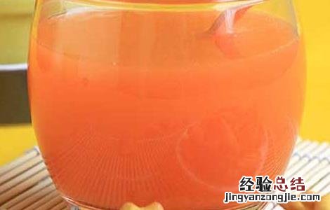 胡萝卜汁的做法