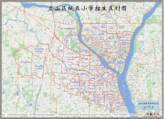 兰山区城区中小学招生区划图 兰山区学校划片