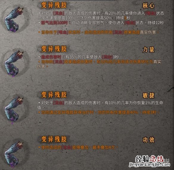 暖雪橙色装备属性大全 暖雪橙色装备属性大全图解