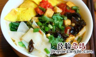 旗花面的配料 旗花面的家常做法