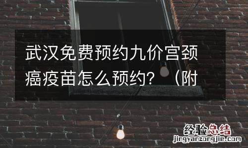 附接种剂次及价格 武汉免费预约九价宫颈癌疫苗怎么预约？