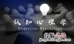 认知机制的学习方法 认知原理的学习方法