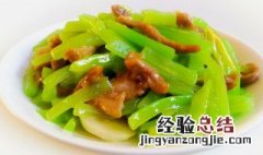 莴笋炒肉片的做法 肉炒莴笋片的家常做法