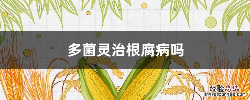 多菌灵可以治疗茎腐病吗 多菌灵治根腐病吗