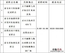 泰安旅游经济开发区考生核酸采样点 泰安旅游经济开发区考生核酸采样点在哪
