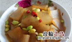 毛豆炒冬瓜做法窍门 毛豆炒冬瓜做法技巧