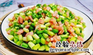 蒜苔炒花生米窍门 蒜苔炒花生仁怎么做好吃