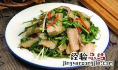 肉皮咸肉片炒韭菜怎么做 韭菜炒肉片的做法