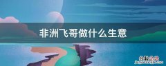 非洲飞哥做什么的 非洲飞哥做什么生意