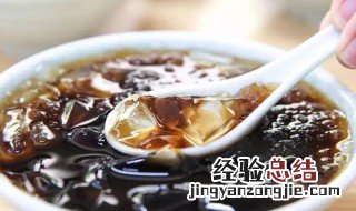 凉粉红糖水比例 凉粉红糖水怎么做的