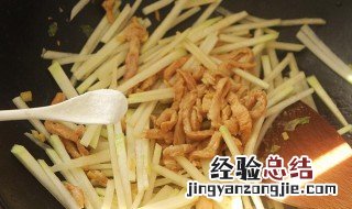苤蓝肉丝怎么做 肉炒苤蓝丝