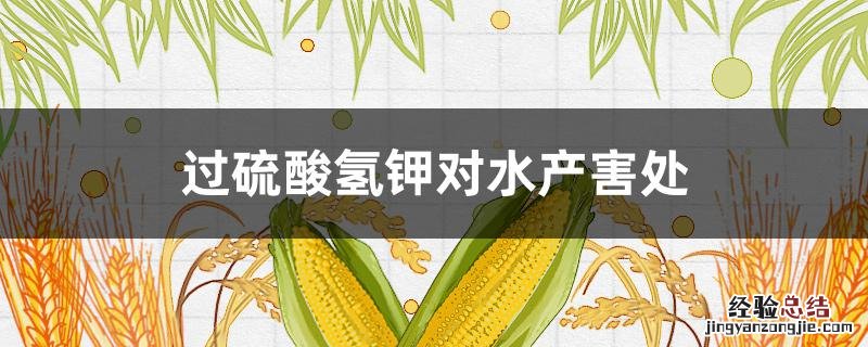 过硫酸氢钾在水产养殖中的缺点 过硫酸氢钾对水产害处