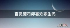 百灵潭司卯喜欢寒生吗 百灵潭司卯是什么身份