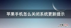 苹果手机怎么关闭系统更新提示