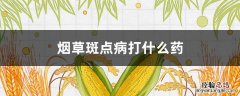 烟草斑点病打什么药 烟草斑点病打什么药效果好