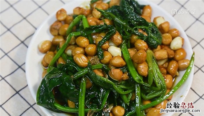 花生拌波菜的做法 花生米拌菠菜作法