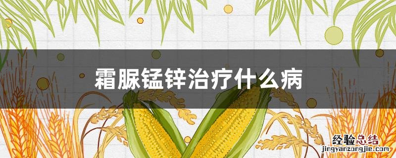 霜脲锰锌治疗什么病治生姜病 霜脲锰锌治疗什么病