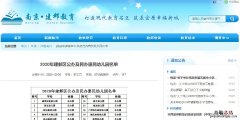 更新中 南京市建邺区民办惠民幼儿园最新名单