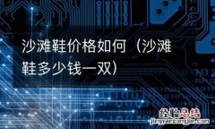沙滩鞋多少钱一双 沙滩鞋价格如何