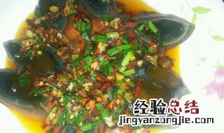 蒜香皮蛋菠菜 皮蛋 菠菜