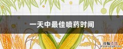 一天中最佳喷药时间 一天中最佳喷药时间是