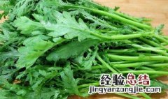 茼蒿拌粉丝的做法