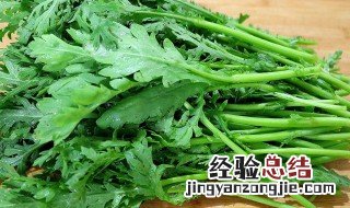 茼蒿拌粉丝的做法