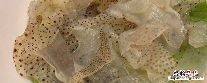 海蜇皮怎么处理才能吃 海蜇的皮可以吃吗