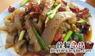 魔芋炒肉片的做法 魔芋炒肉片的做法视频