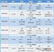 CETV同上一堂课5月6-9日课表 同上一堂课cetv4