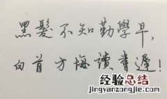 黑发不知勤学早白首方为读书迟啥意思啊 黑发不知勤学早白首方为读书迟原文及翻译