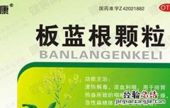 板蓝根颗粒的说明书 板蓝根颗粒的说明书作用