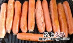 烤肠的制作方法 火山石烤肠的制作方法