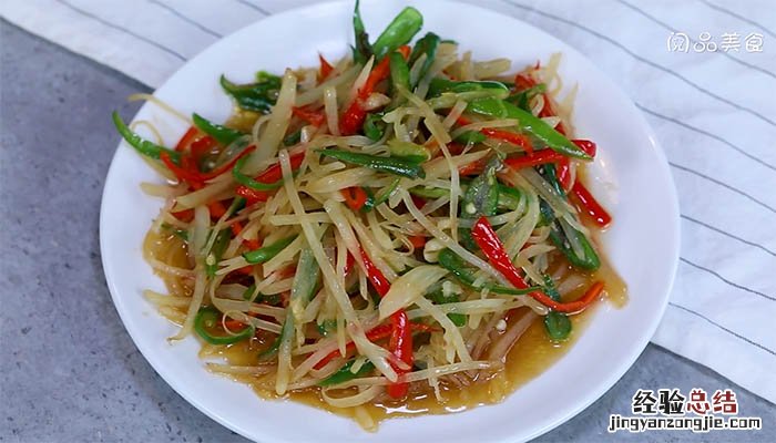 尖椒炒土豆丝的做法家常 尖椒炒土豆丝的做法