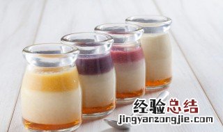 双色布丁的做法 自制双色布丁